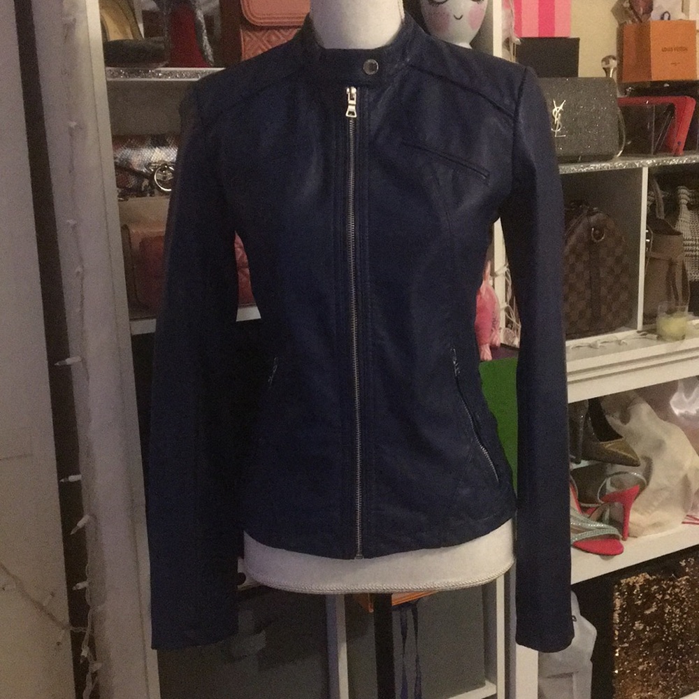 Guess jacket blue worn once small